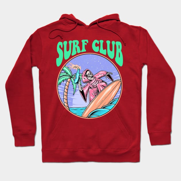 Club Surf Hoodie by sapstudio design
